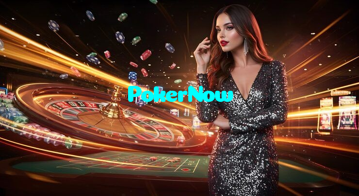 PokerNow casino presented on mobile device in Pakistan with slots and live games